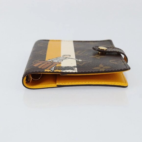 LOUIS VUITTON Groom Pageboy Agenda PM Day Planner Cover Jaune R20019 Auth BA8364 - Picture 5 of 16